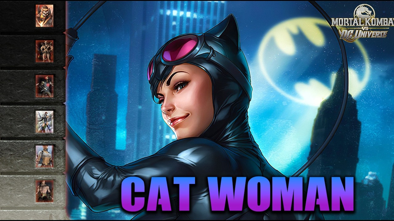 Catwoman Arcade Ladder & Ending – Mortal Kombat vs DC Universe
