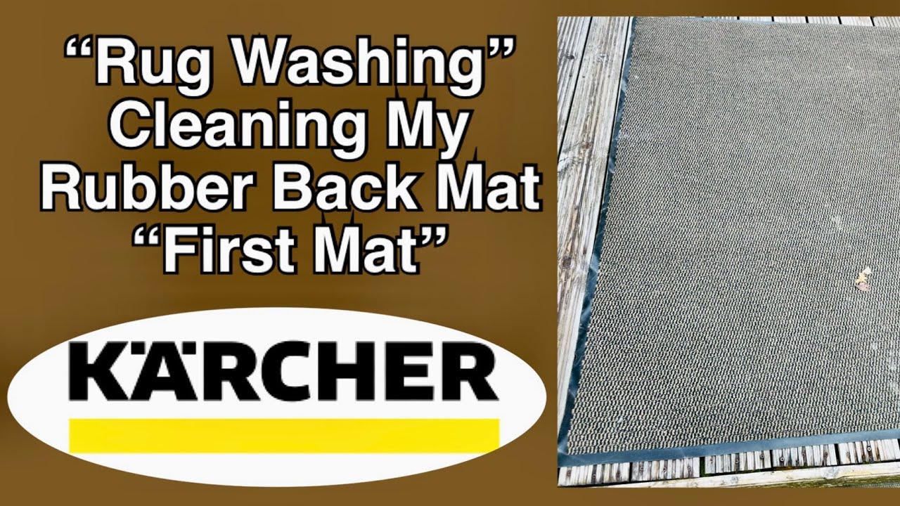 “Rug Washing” Cleaning My Rubber Back Mat “First Mat” @lubuskie_centrum_czystości