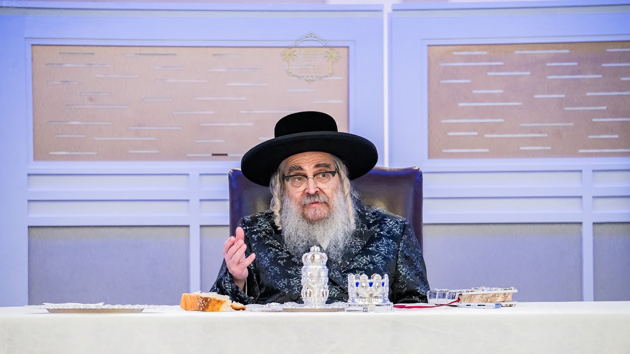 Rosh Chodesh Kislev Tish With Satmar Rebbe R’ Aaron | האדמו”ר מסאטמאר בטיש ר״ח כסלו