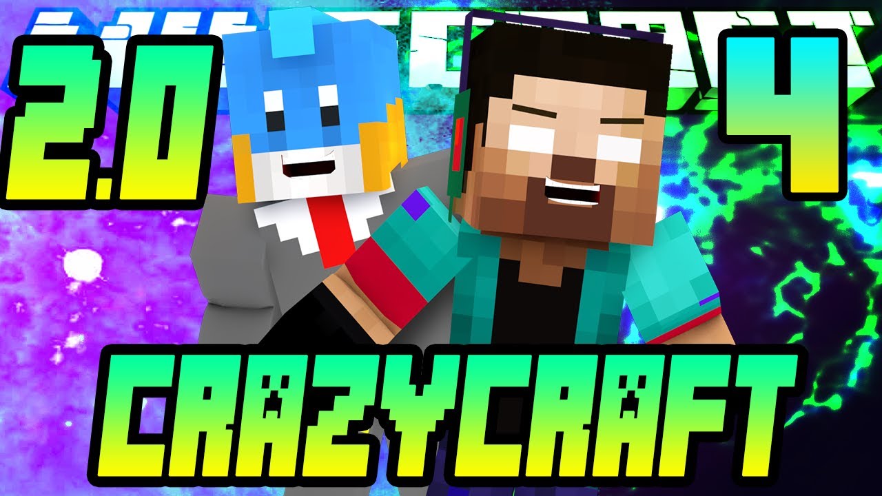 CRAZY CRAFT 2.0 MODDED LET'S PLAY #4 w/NoahCraftFTW & HuskyMudkipz - PLAYING WITH GRAVITY