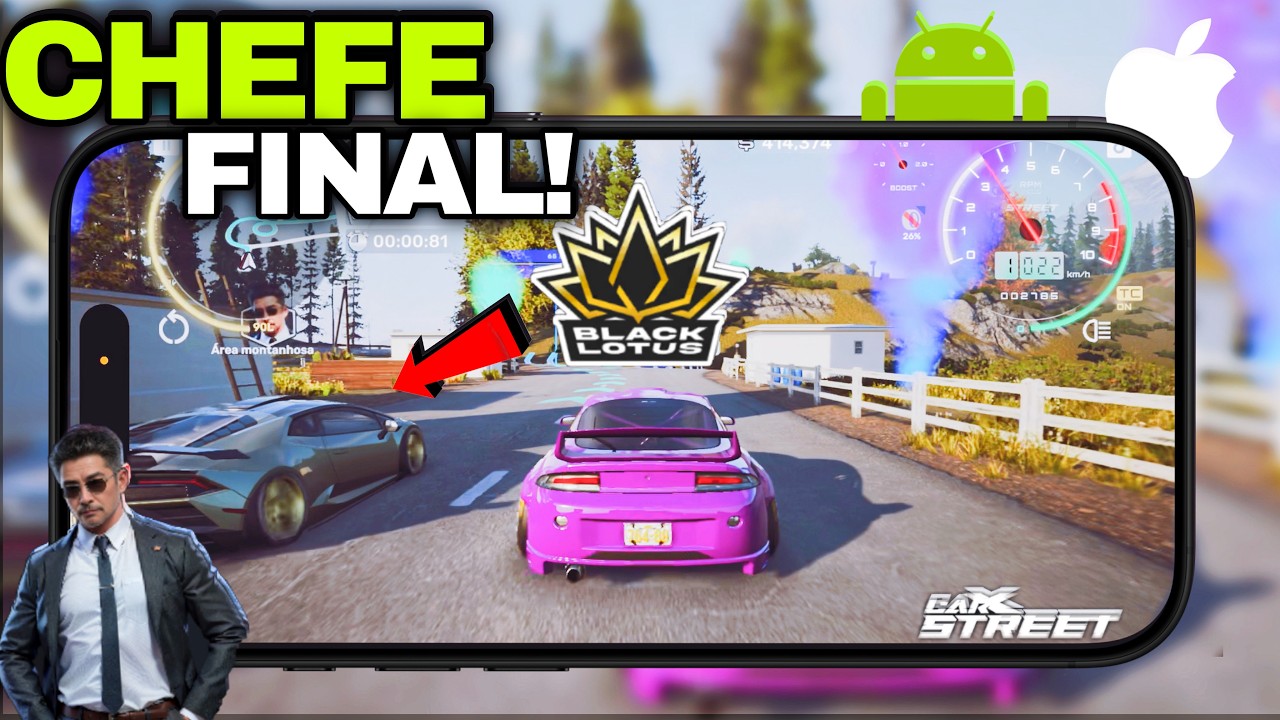 CarX Street - Ninguém sobrevive ao CHEFE do BLACK LÓTUS… será que eu consigo?! 🚦BATALHA FINAL!
