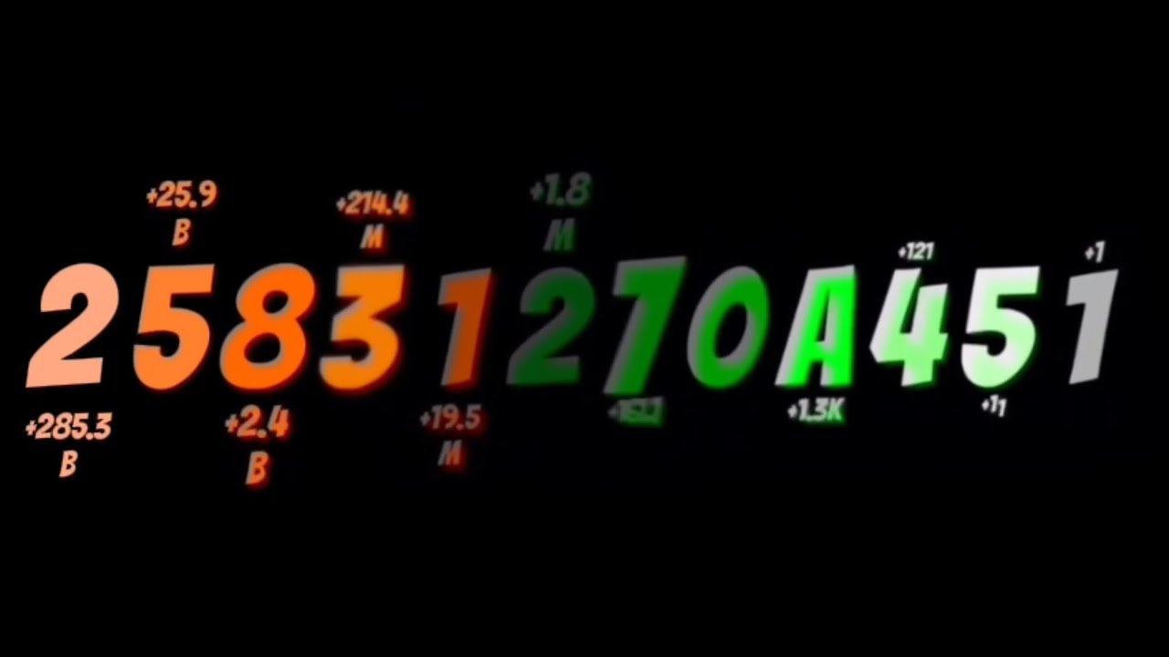 0 To 3.138 Trillion In Undecimal With Sound Effects