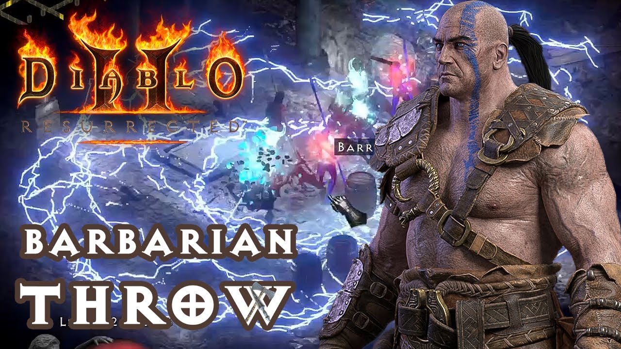 Diablo II Resurrected | Throw Barbarian Cách Build