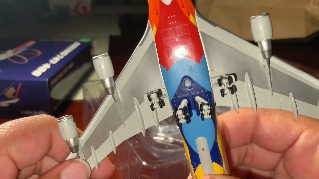 Beautiful Singapore 747 unboxing 😍