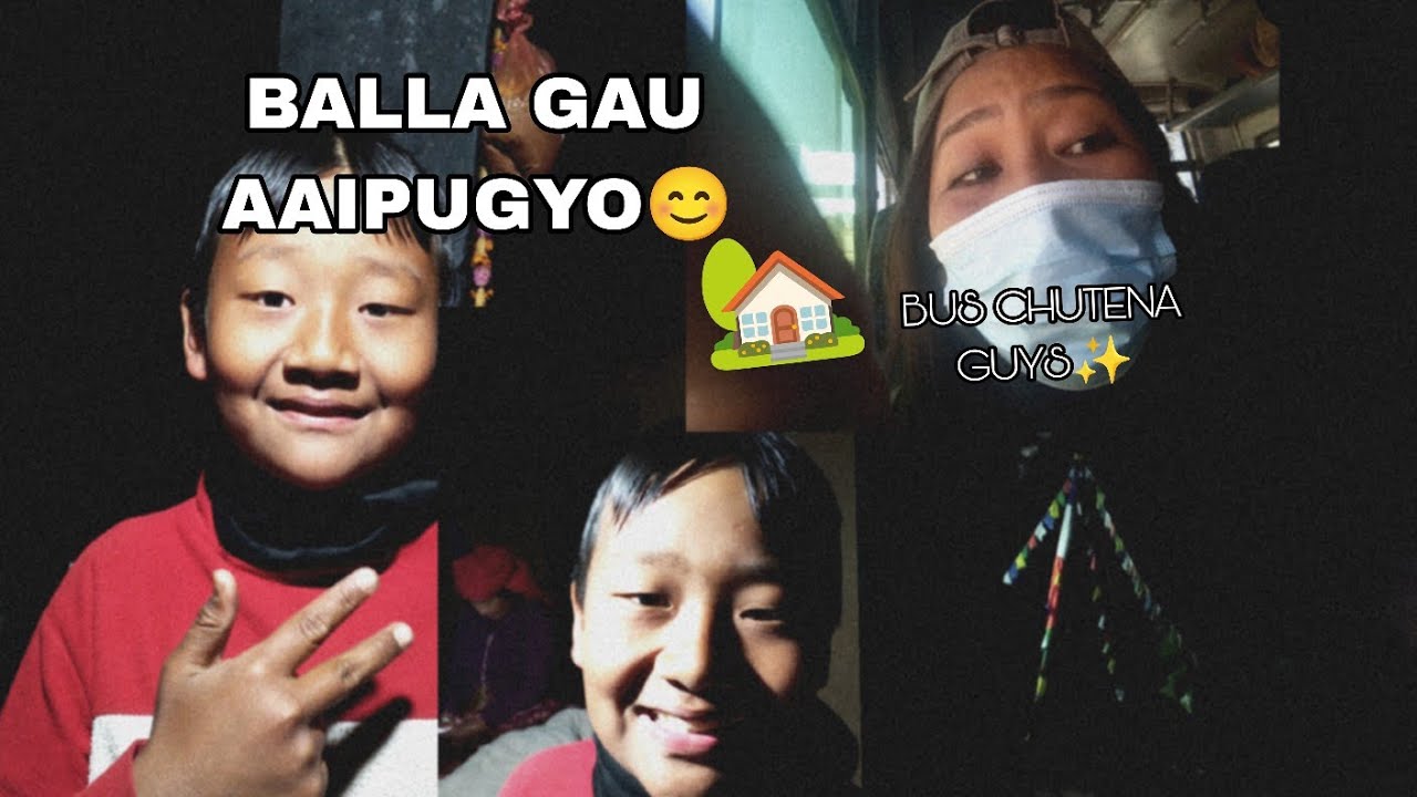 FIRST TIME VlOG GAU MA BUS CHUTENA 😊 KAVRE SHIKHARPUR NEPAL🇳🇵#vlogs #dailyvlog 