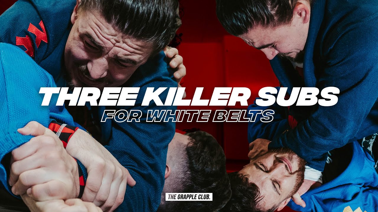 Three JiuJitsu SUBMISSIONS white belts need to know - Bradley Hill