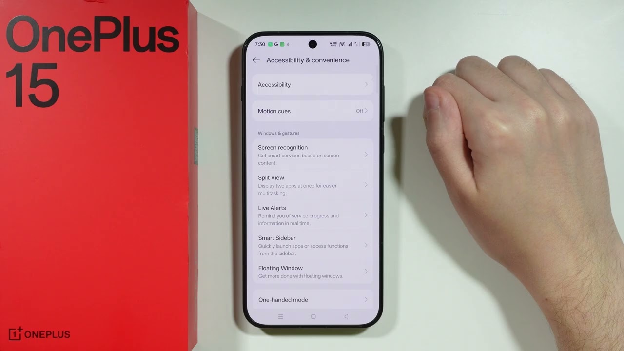 OnePlus 15: как завершать вызовы кнопкой питания (боковой кнопкой)