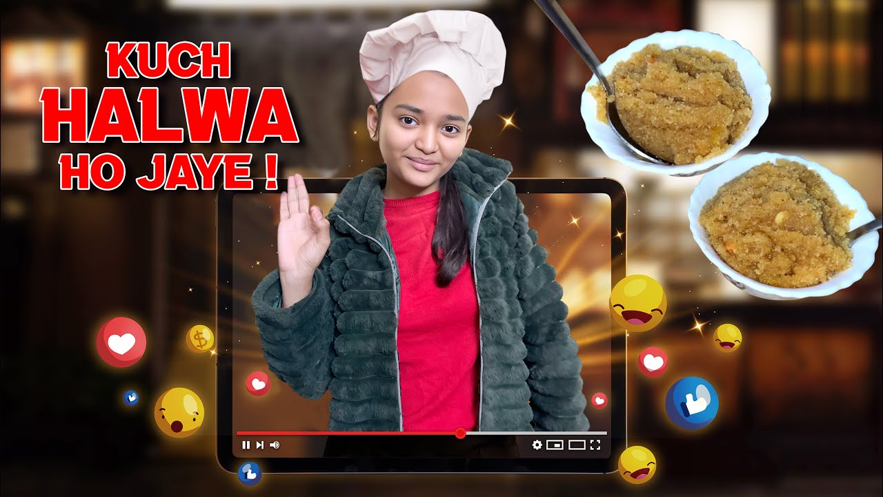 Ghar mein Banaya Suji ka Halwa🥣 Kuch Meetha ho Jaye 😋
