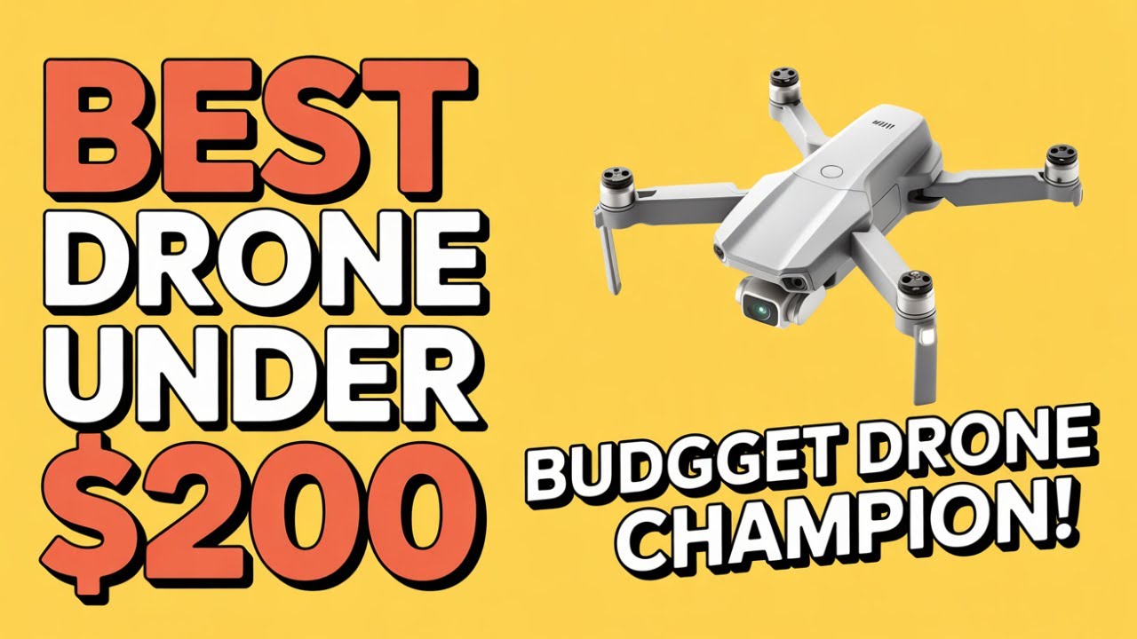 Top 3 Drones under $200 🚁📸 Best Budget Drones with 4K Cameras for 2025