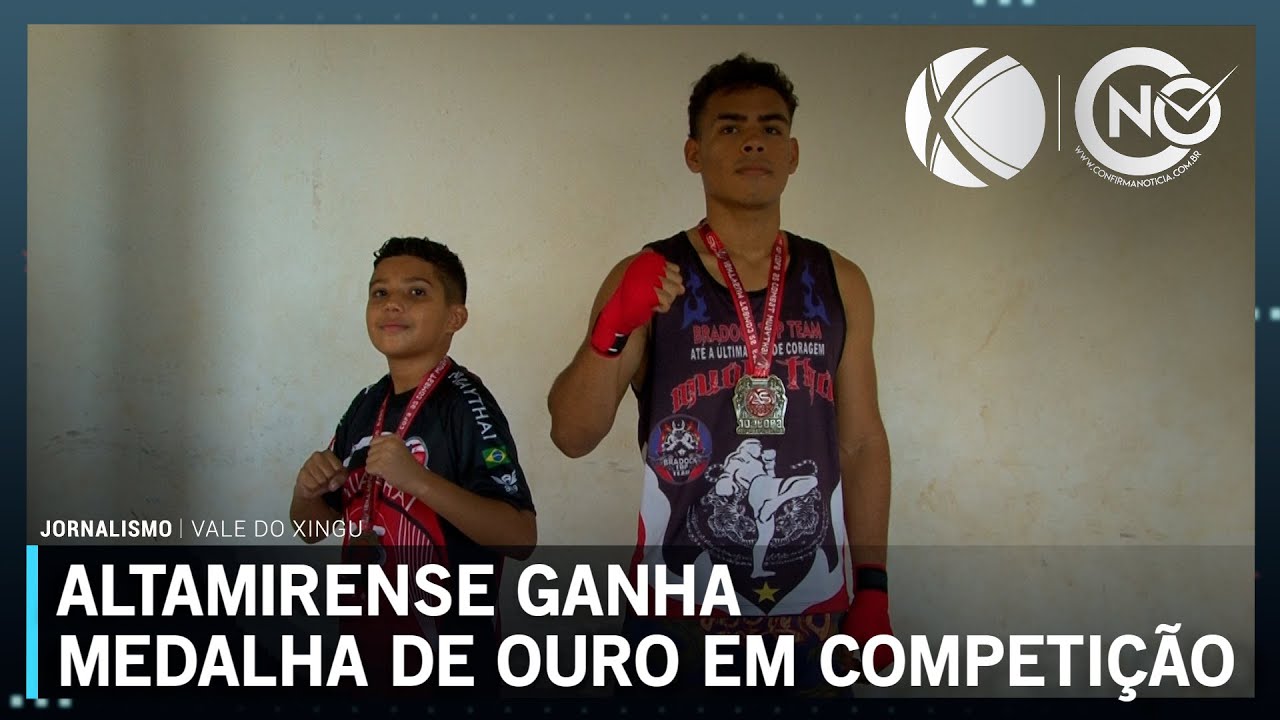 Altamirense ganha medalha de ouro na 10ª Copa AS Combat de Muay Thai | SBT Altamira