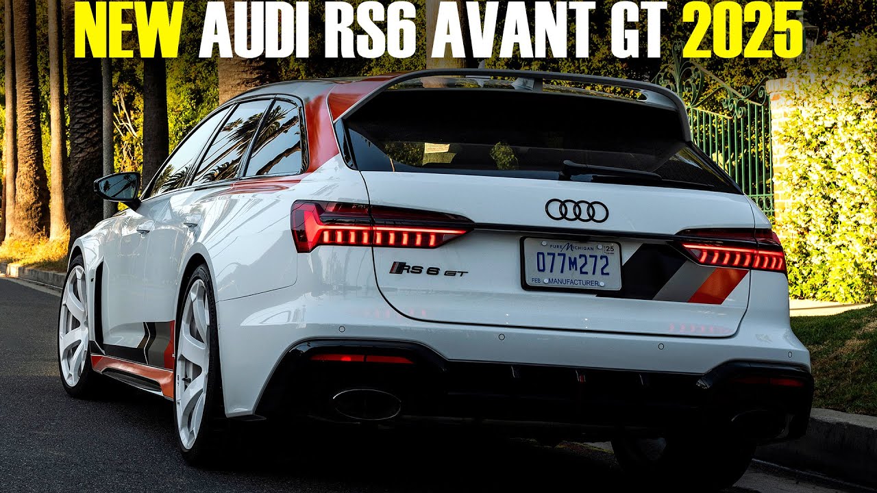 2025 New AUDI RS6 Avant GT - The most powerful Audi RS6!