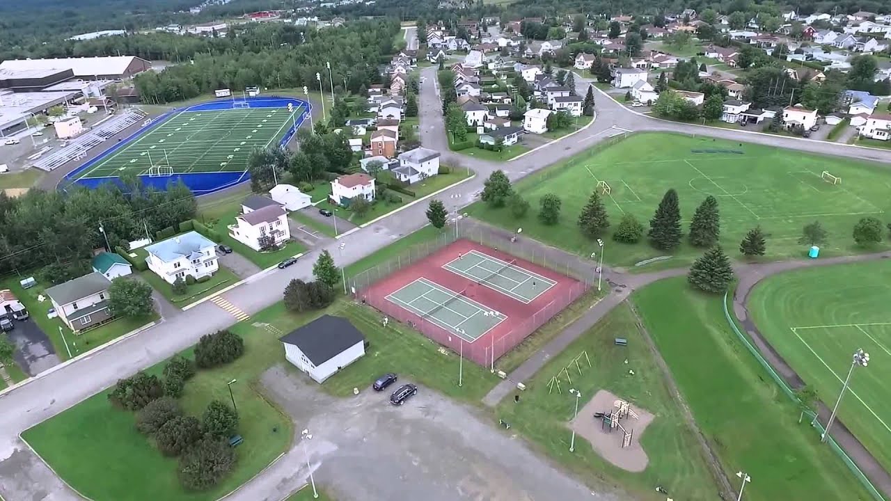 Quartier Saint-Maurice (Thetford Mines) - Vu Du Haut