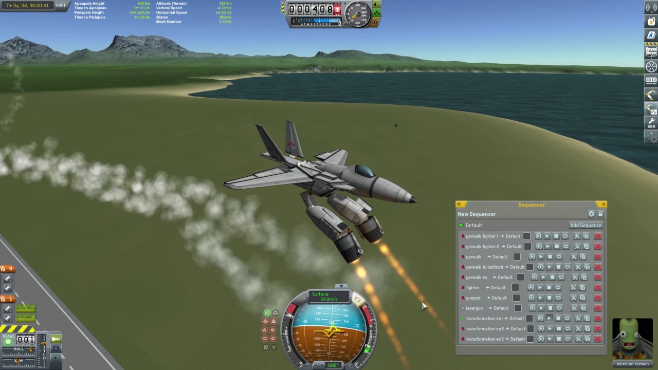 KSP VF-1 Valkyrie transformation
