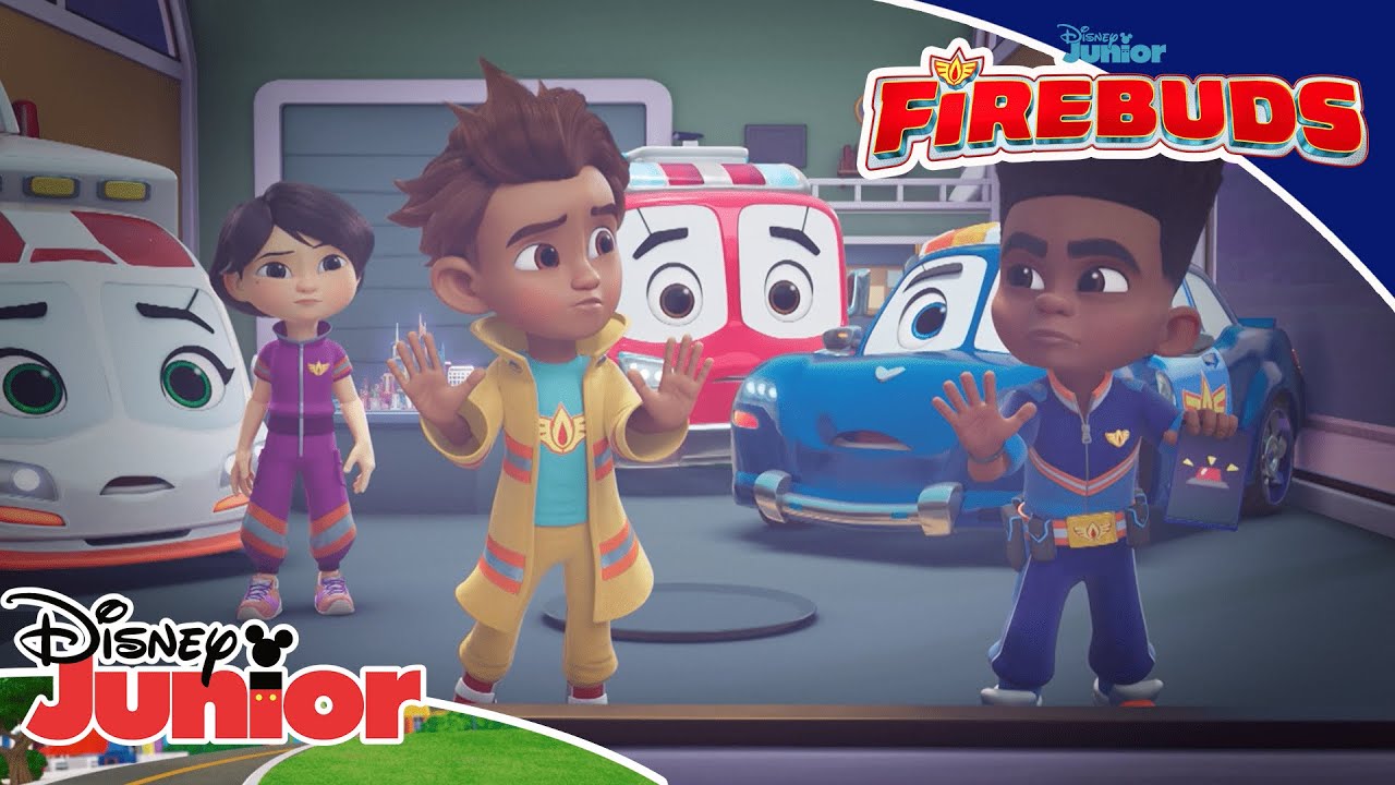 The Sleepover Stakeout 😴 | Firebuds 🚨 | Disney Junior Arabia