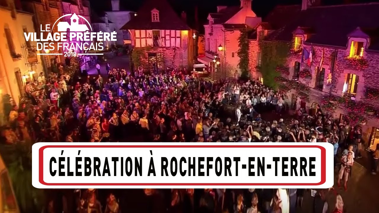 Célébration à Rochefort-en-Terre, gagnant 2016 du Village préféré des Français