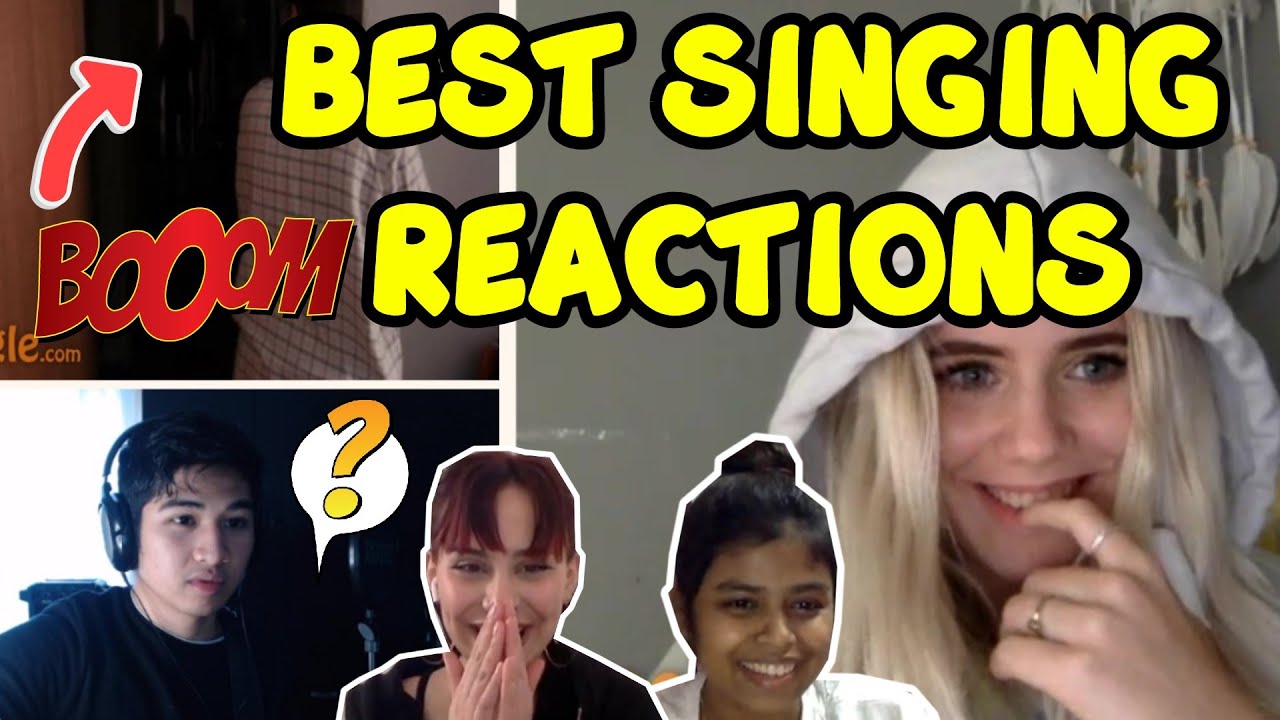 SINGING REACTIONS on OMEGLE JAR OF HEARTS