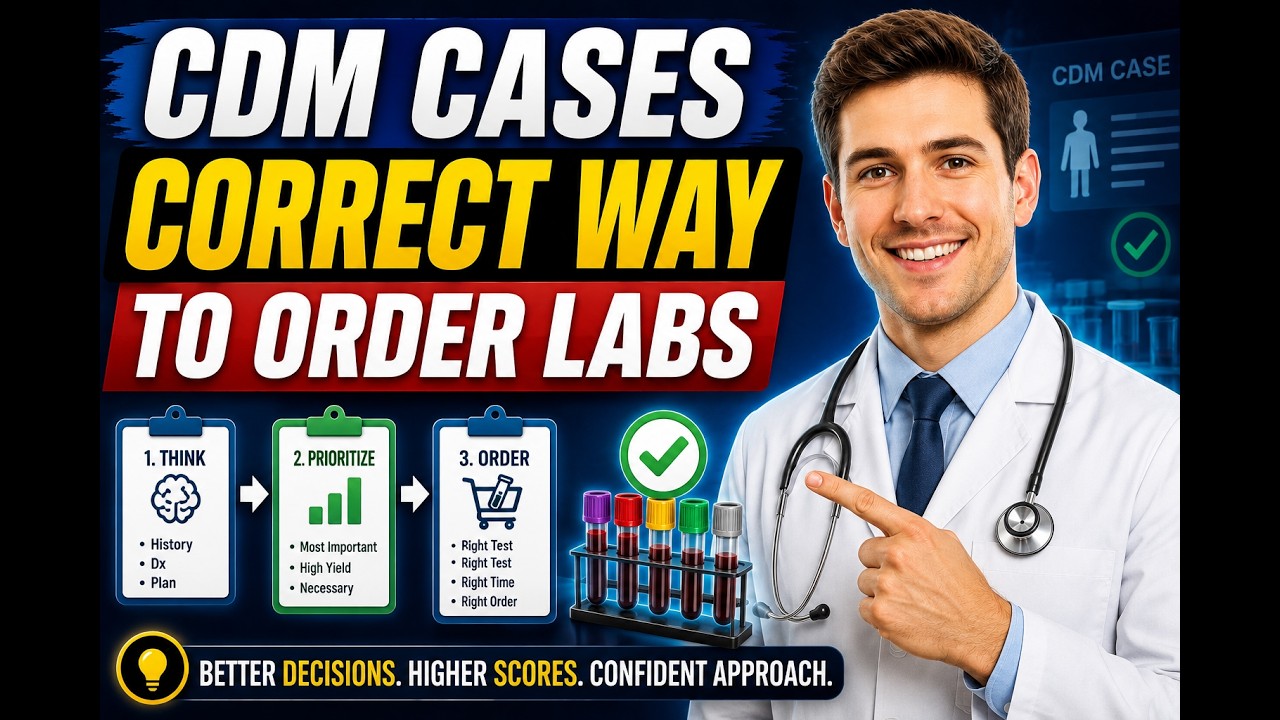 CDM Cases Correct Way To Order Labs
