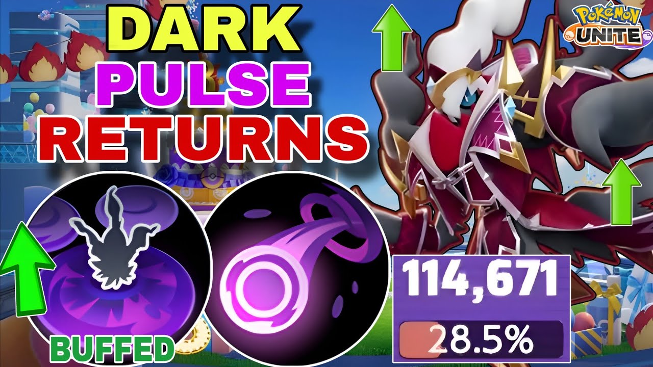 DARK PULSE DARKRAI is Back with These Awesome Buffs! | Pokemon Unite