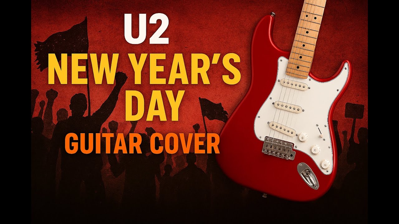 U2 – New Year’s Day | Red Strat Guitar Cover 🎸