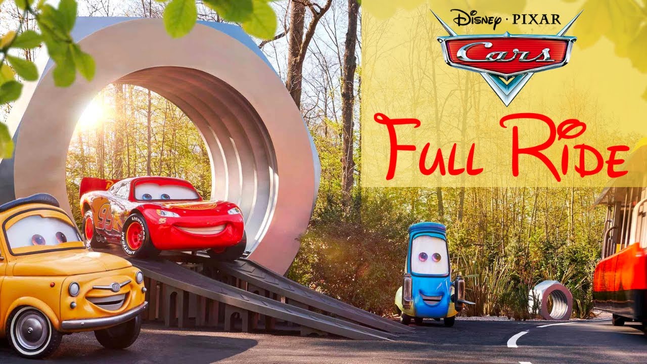 Cars Road Trip Full Ride - Disneyland Paris