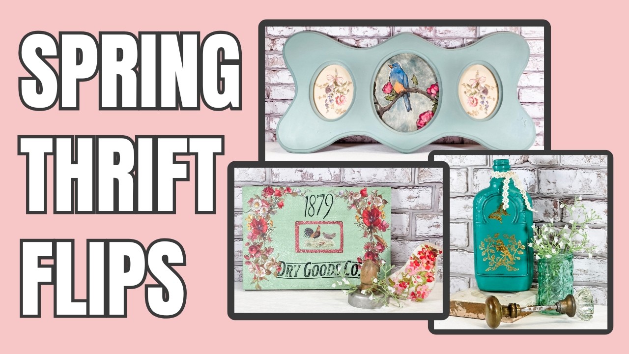 Thrift Flip Home Decor | Spring Trash to Treasure DIY