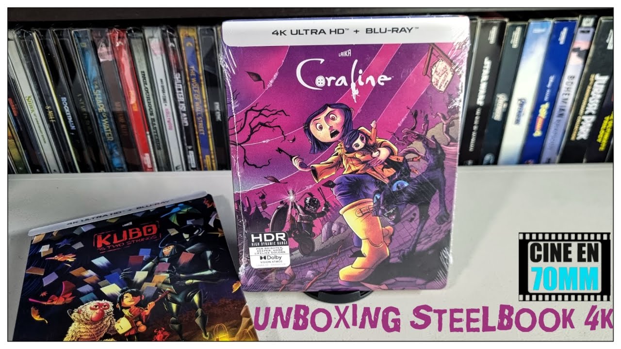 Coraline | Unboxing del Steelbook 4K por Cine en 70MM