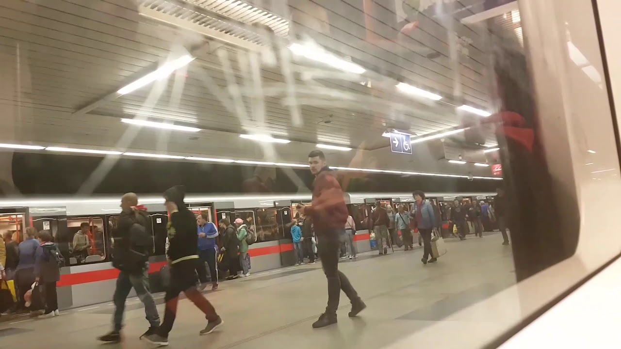 Метро Прага- Линия C | Praha Metro- Linka C Haje- Letňany with Siemens M1 train