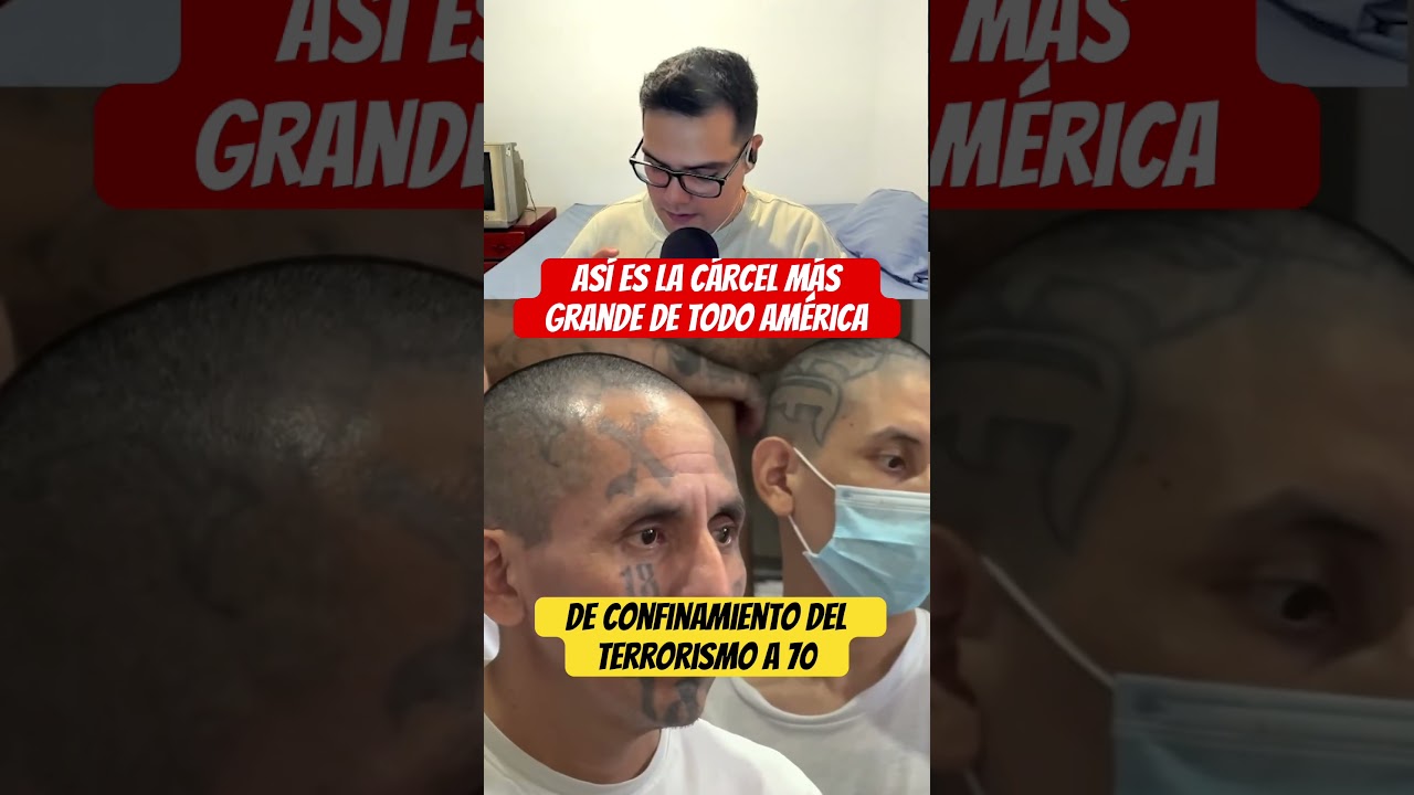 El CECOT, la c&aacute;rcel m&aacute;s grande de Am&eacute;rica 😱😰 #videoreaccion #videoreacciones #cecot #shorts #clips