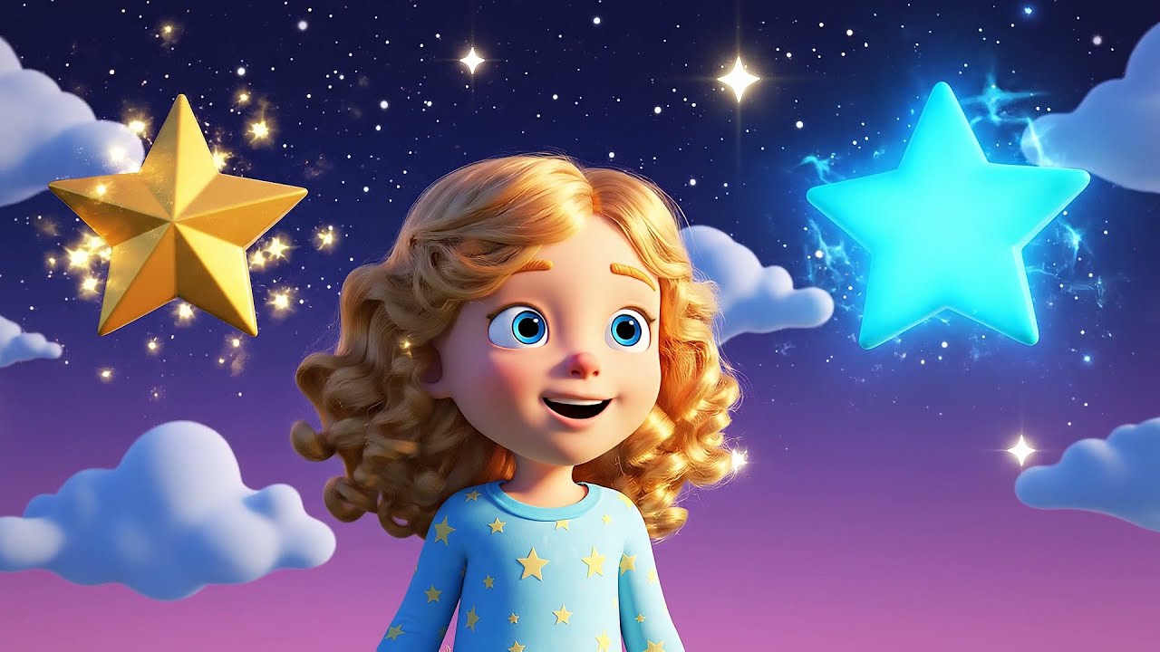 Ocho Estrellitas Brillan, Brillan, Brillan | Rimas Infantiles y Canciones para Niños