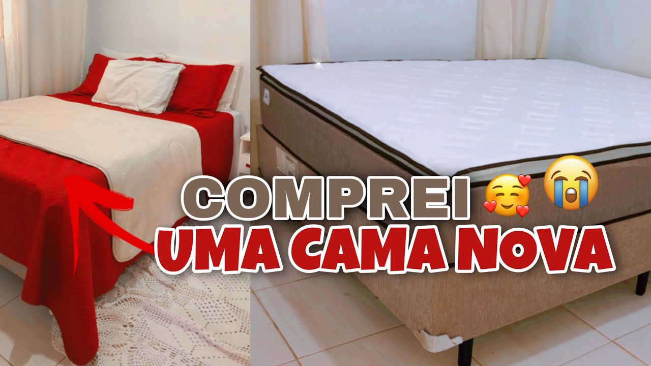 COMPREI UMA CAMA QUEEN ESTOU APAIXONADA😍 Maise Bueno