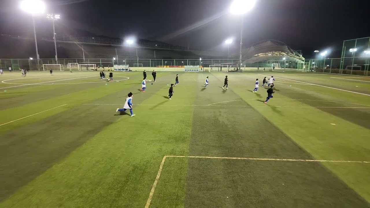 비전FC VS 전주FC 3학년 연습경기 후반전_12.18