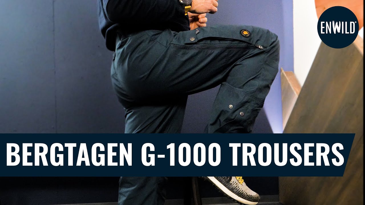 Обзор мужских брюк Fjallraven Bergtagen G-1000