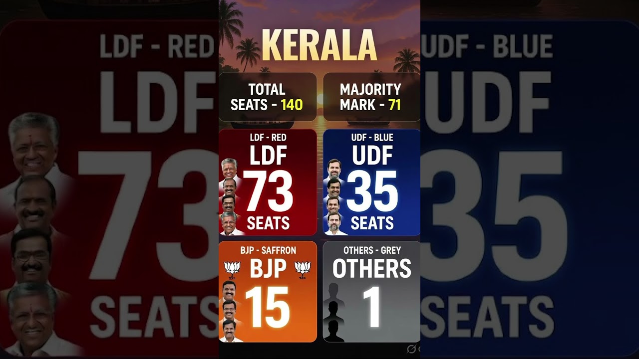 Kerala assembly election new opinion poll survey #keralapolitics #keralanews #ldfvsudf #bjpkerala