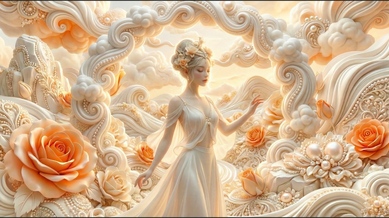 Mythic Dream Realm ✨ Celestial Rose Garden | AI Cinematic Fantasy World