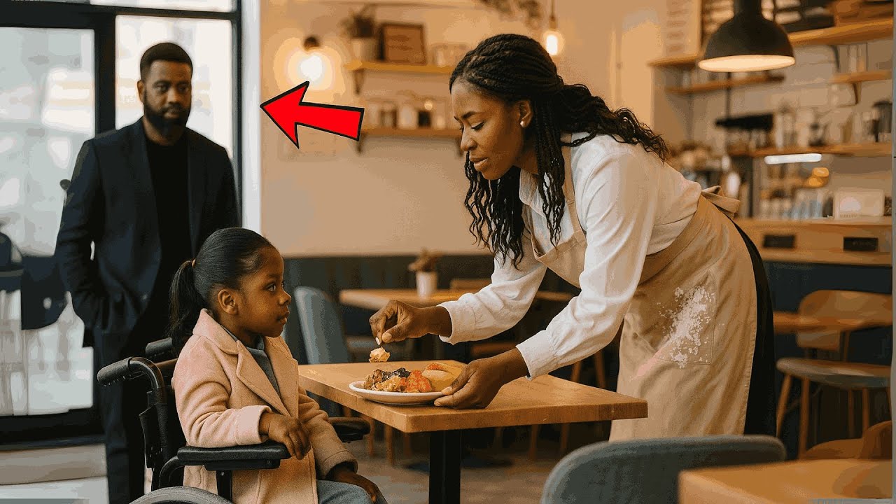 Black Waitress Feeds Rich Man’s Disabled Daughter — What Happens Next Will Melt Your Heart