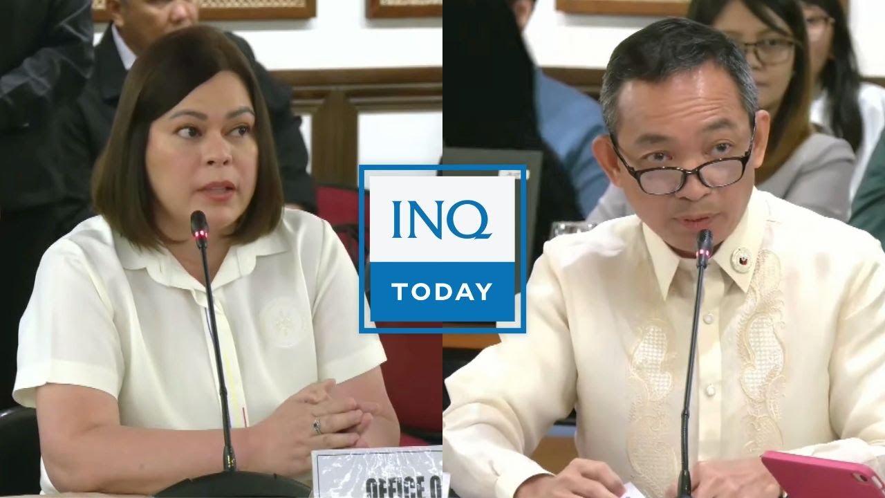 Sara Duterte shows up alone at OVP budget hearing, waives parliamentary courtesy | INQToday