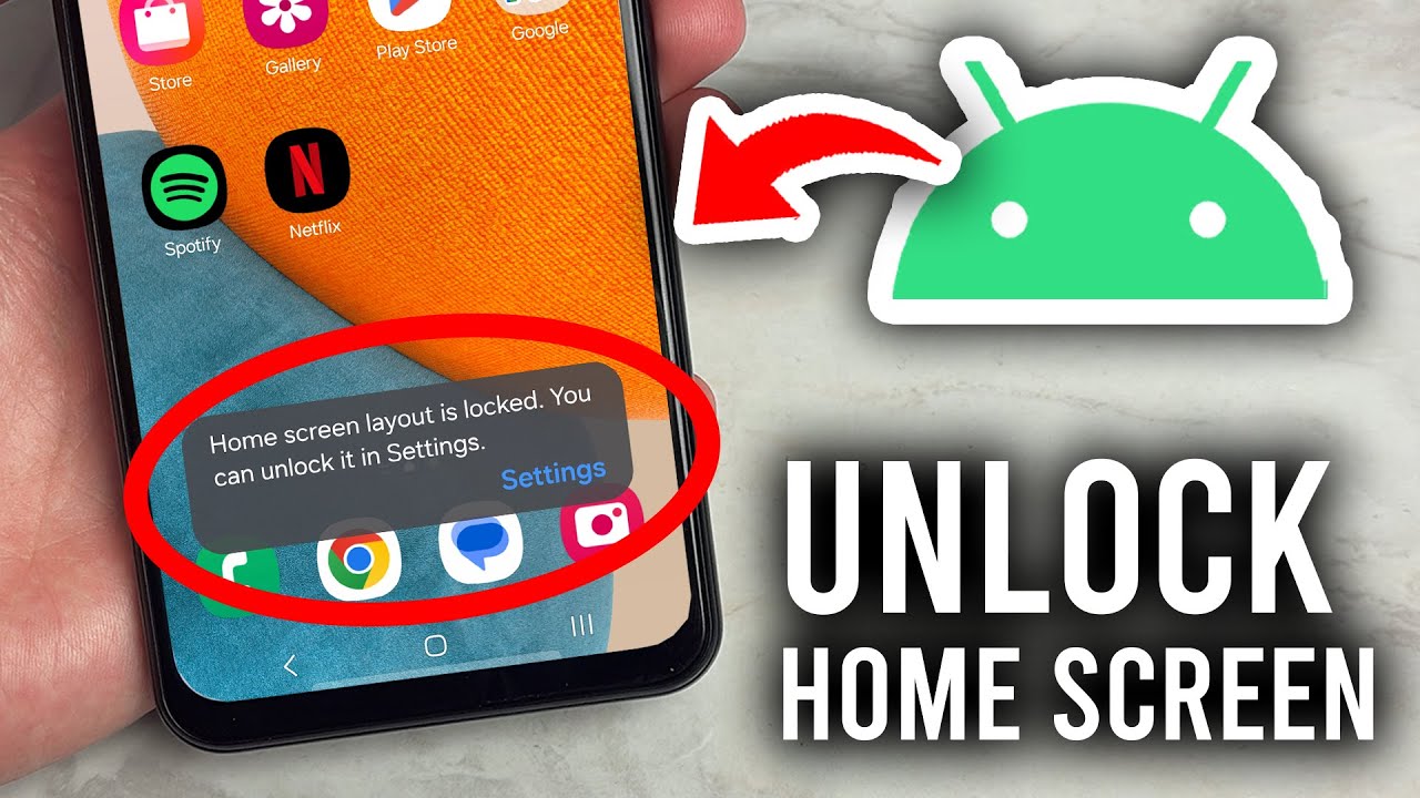 How To Unlock Home Screen On Android - Step By Step