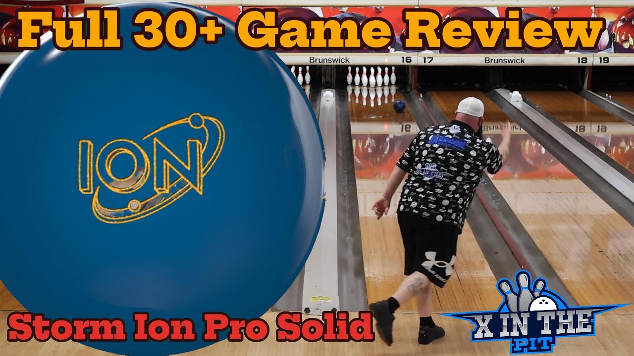 Storm ION Pro Solid // Full 30+ Game Bowling Ball Review!! 2025 review //4k