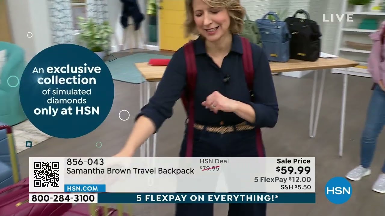 Samantha Brown Travel Backpack