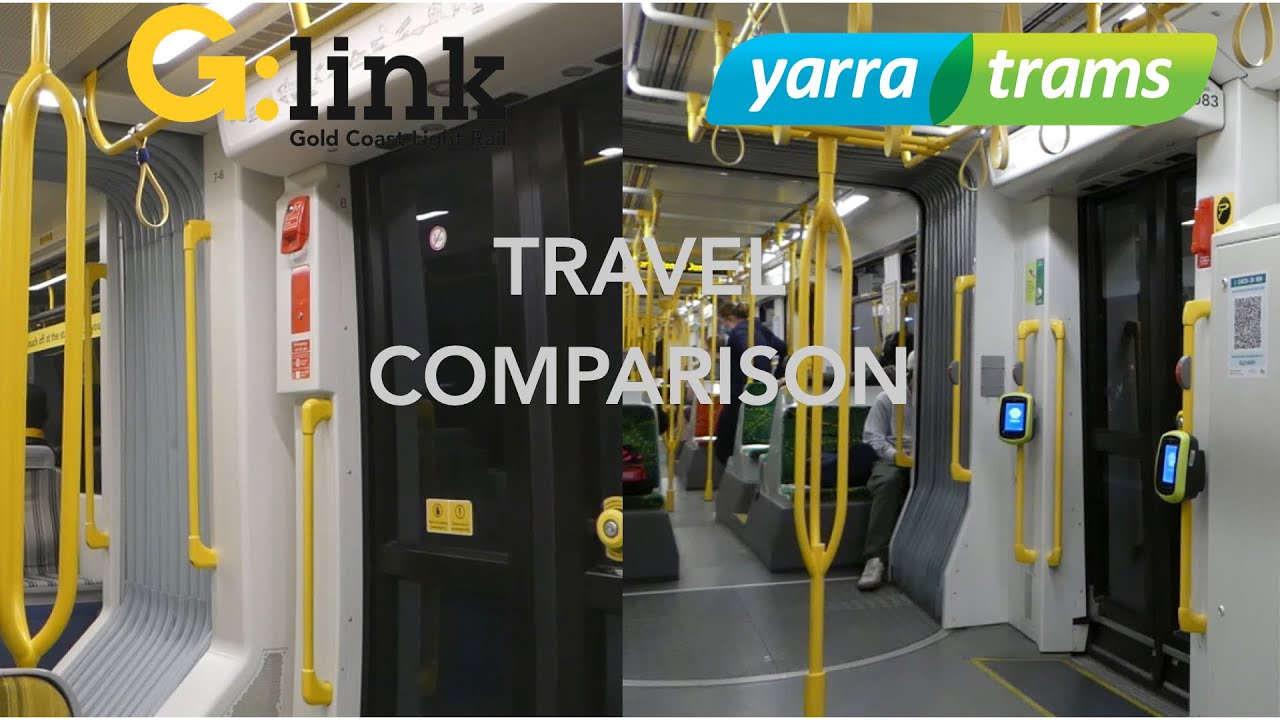 Travel Comparison: G:Link and Yarra Trams E class