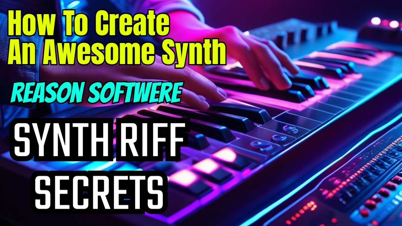 How To Create An Awesome Synth Riff For Your First Melody |reason tutorials for beginners