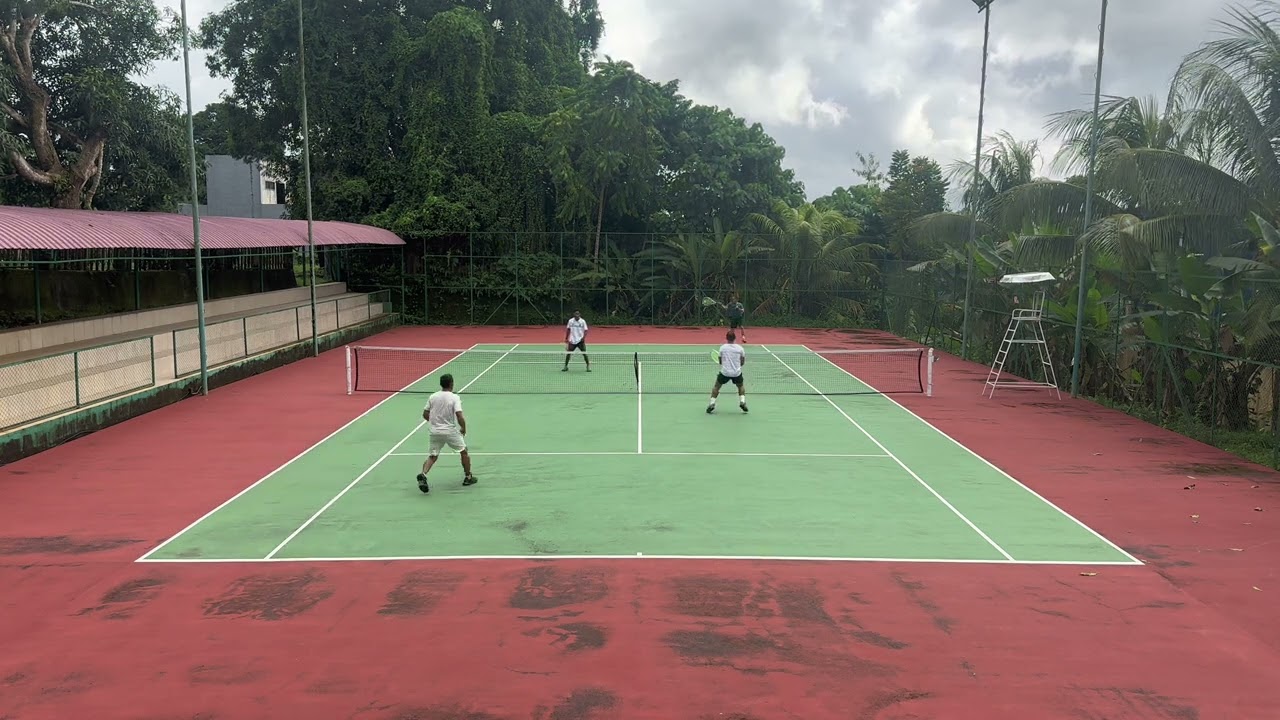 FRIENDLY MATCH 4 | DOUBLES TENNIS | BUDI/ HERY VS ARFAN/ JOFRIN (HIGHLIGHTS)