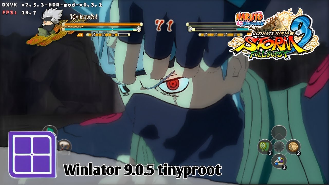 Winlator Tiny v9 | NARUTO SHIPPUDEN - Ultimate Ninja STORM 3 | Snapdragon 680