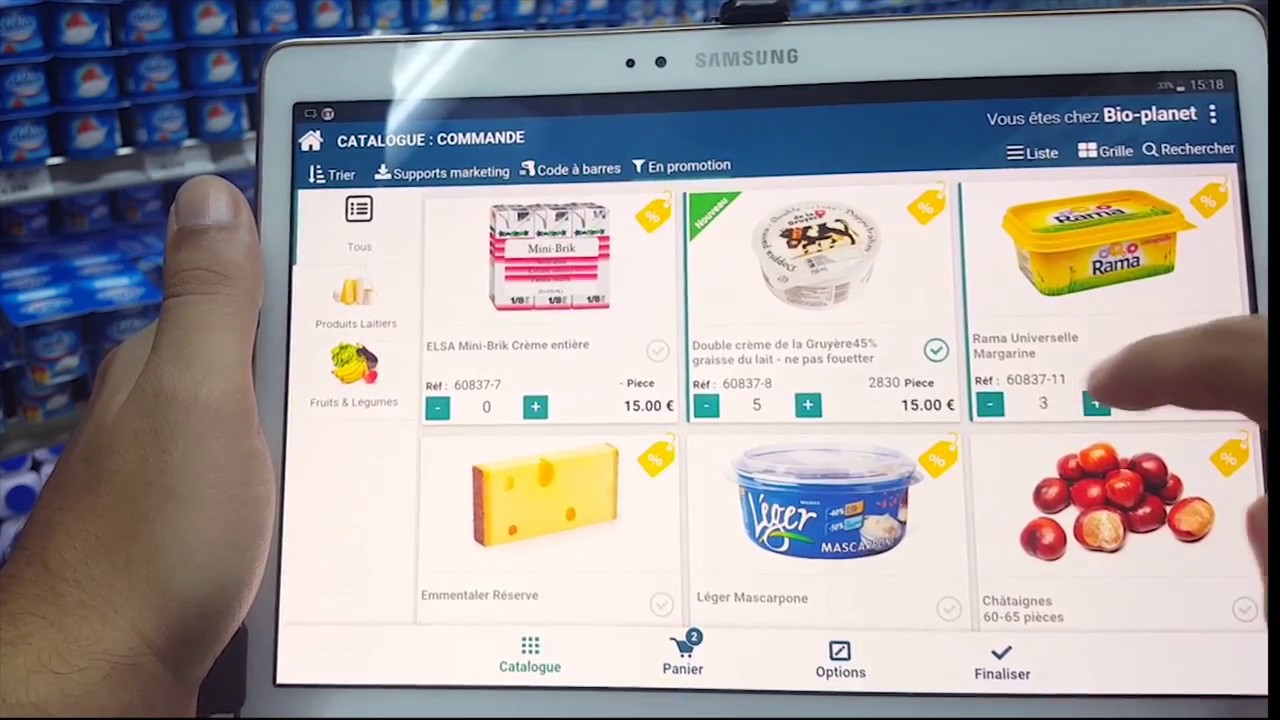 Application de prise de Commandes pour la vente B2B sur Terrain