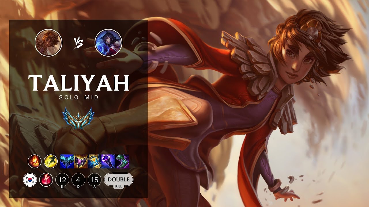 Taliyah Mid vs Ahri - KR Challenger Patch 12.10