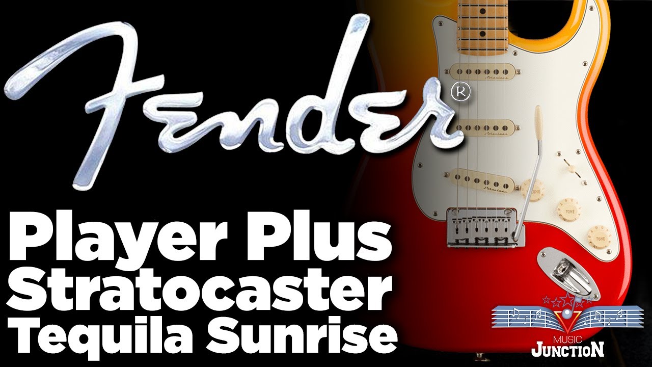 Music Junction: Fender Player Plus Stratocaster in Tequila Sunrise (JUST RELEASED GLOBALLY)