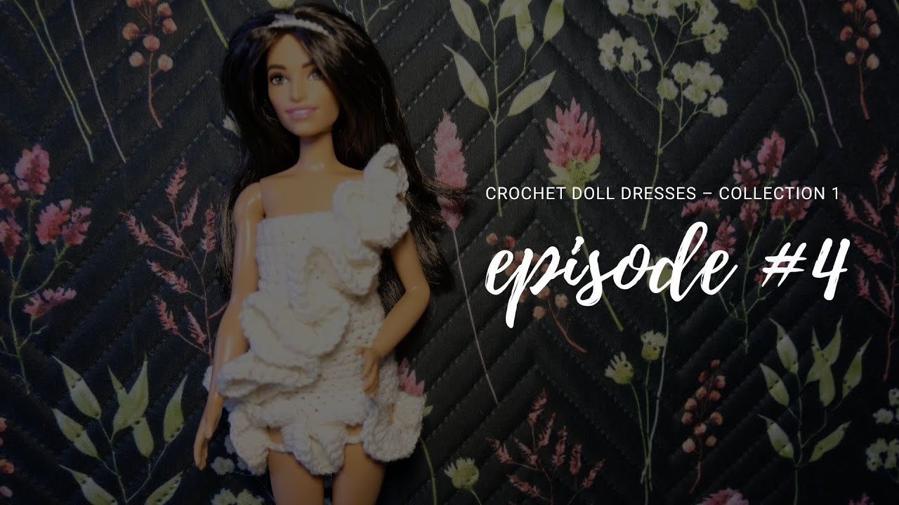 🧶👗 Crochet Dress for a Doll | DIY Tutorial | 4