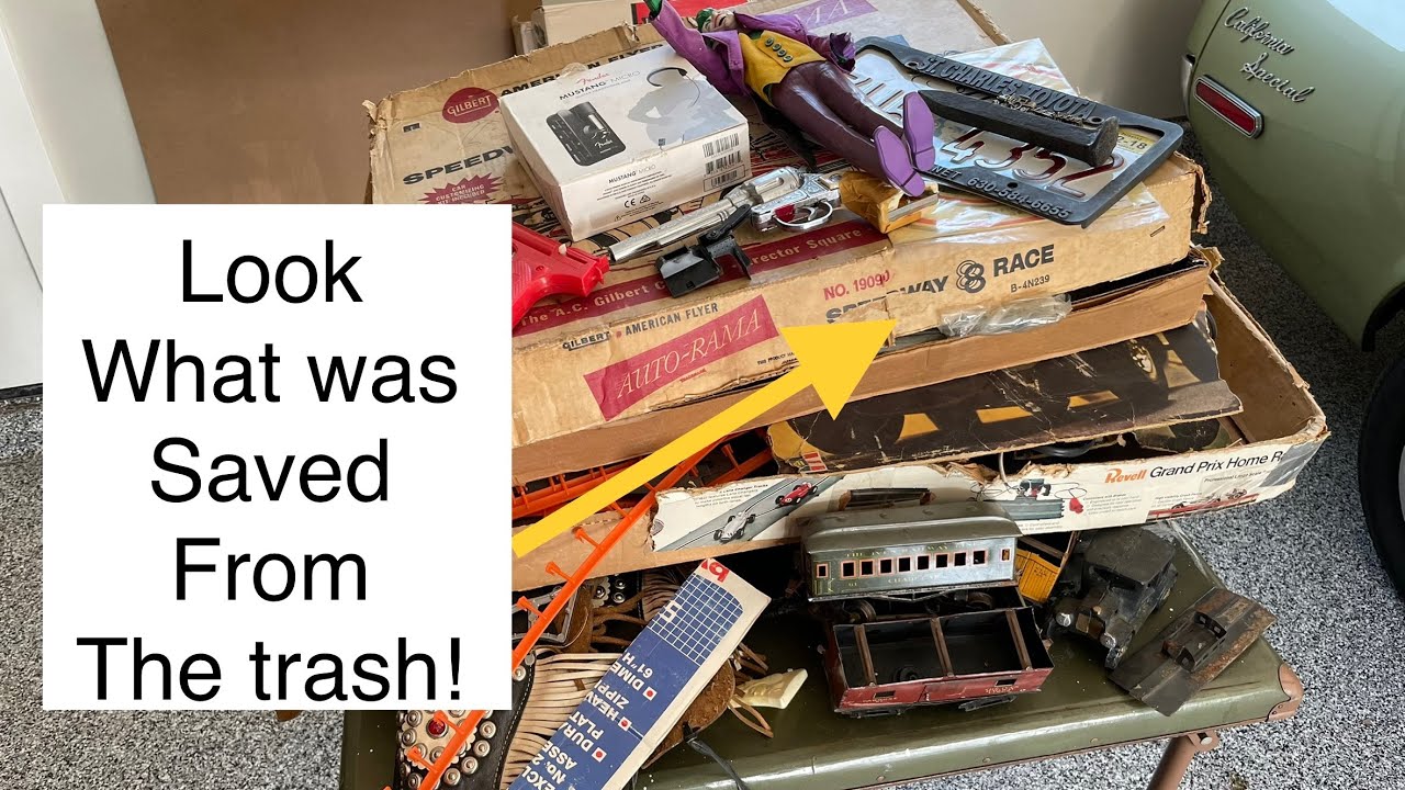 Box FULL of antiques saved from the trash in Colorado! What's inside?!