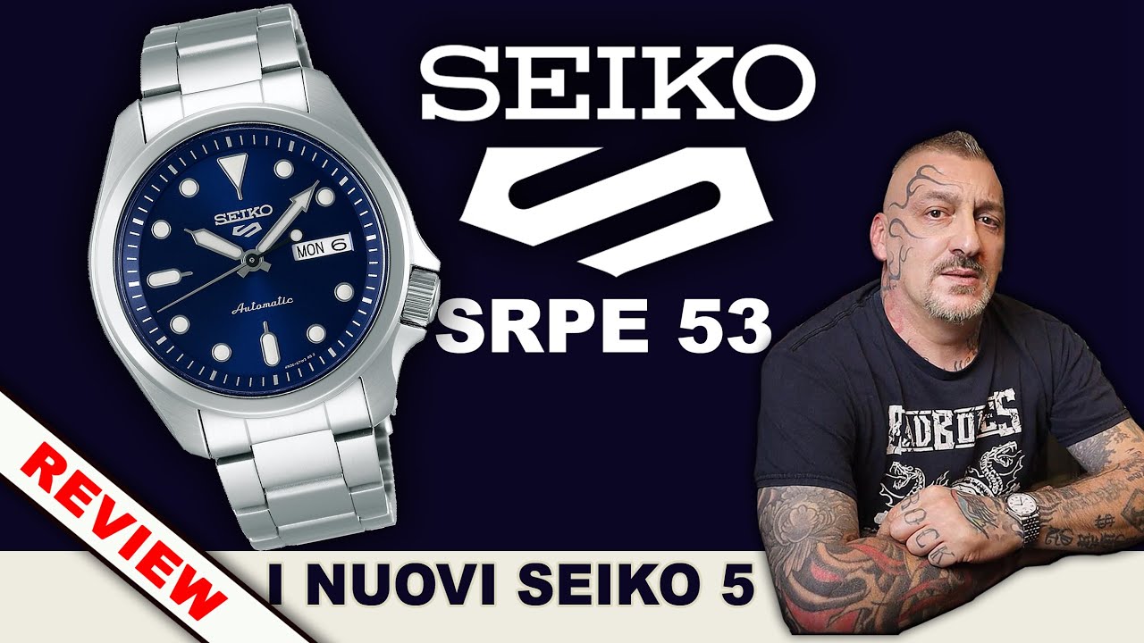 SEIKO 5 ref. SRPE53K1: recensione completa