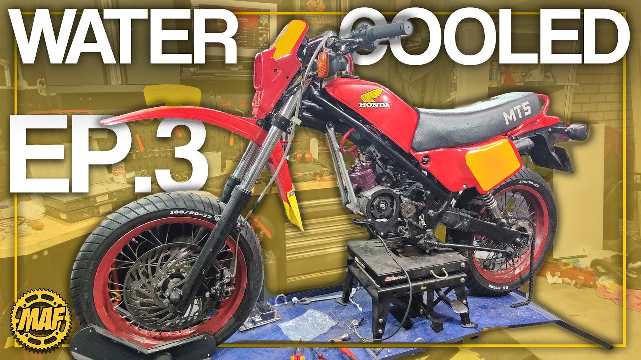 Honda MT5 tuning project: AM6 80cc blok inbouwen + giveaway (AFL. 3)